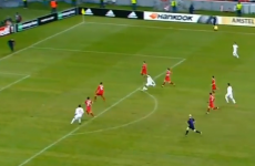 Jordan Ibe has just scored his first goal for Liverpool and it was terrific