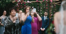 This photographer has caused a social media storm for telling wedding guests to leave their phones at home