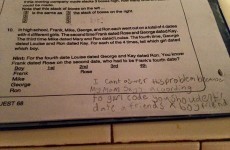 This little girl nailed the girl code in a sassy homework answer