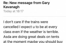 This student has the same name as his lecturer, and he's taking full advantage of it