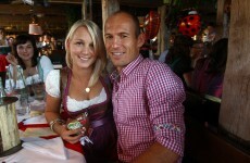 In pictures: Bayern players rewarded for early-season form - with a trip to Oktoberfest