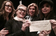 Here's the story behind this amazing photo of Meryl Streep supporting Irish women in theatre