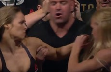 What got Ronda Rousey so wound-up at last night's UFC 193 weigh-ins?