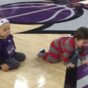 Take a break and watch basketball fans try to make these babies race
