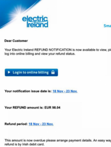 This is what ESB want you to do if you've received one of these scam emails