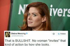 Debra Messing was sent an unsolicited dick pic and absolutely called it out on Twitter