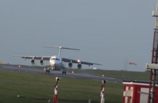 Terrifying video shows landing aborted at the last minute