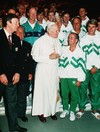 The day we talked football with Pope John Paul II at the Vatican
