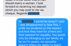 This gay man had the sassiest response to a mother who didn't want him teaching her kids