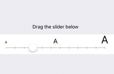 Text a little too difficult to read? Here's how you can adjust its size