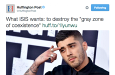 The Huffington Post just made a horrible blunder involving Zayn Malik and ISIS