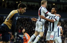 Arsenal's title hopes suffer setback following shock loss at West Brom