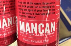 'Wine in a can' for men exists, and no one is particularly impressed