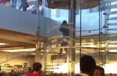 Man walks into Apple store, draws sword, shouts "I just want an iPhone"