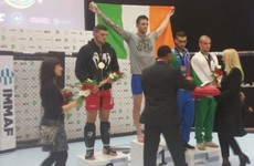 Massive medal haul for Irish athletes at European MMA Championships
