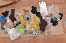 Bomb parts found hidden in socks in dissident raid