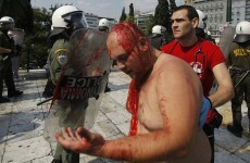 In pictures: Greek citizens protest austerity measures in Athens