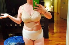 A new Mam shared a selfie in her 'nana undies' to make a point about body shaming