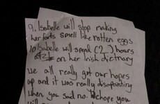 Two Irish girls wrote an amazing letter to convince their friend's Mam to let her sleep over
