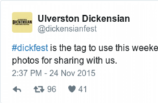 The dodgy hashtag for this Christmas festival has led to some highly amusing tweets