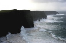 Winds from the Atlantic are so strong right now that they've shut the Cliffs of Moher