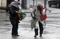 Weather warning to be upgraded to status orange for parts of the country tomorrow