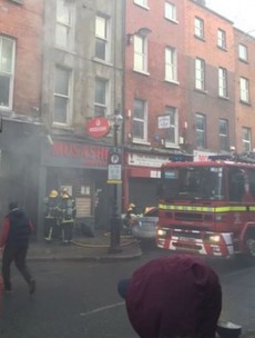 Dublin street reopened to traffic after earlier fire at restaurant