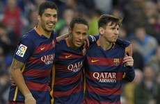 Suarez, Neymar and Messi on fire as Barcelona continue sensational form