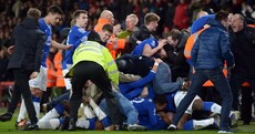 Everton fans celebrate 95th-minute 'winner' with mini invasion... then Bournemouth equalise