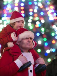 Pictures: the O'Connell Street Christmas lights are now officially on in Dublin
