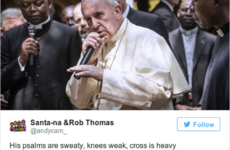 People have turned this photo of the Pope into a brilliant rap meme