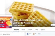 This Irish guy started a campaign to bring Birds Eye waffles to Australia and it's worked