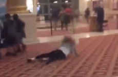 This woman's epic fall in the cinema is going mega, mega viral