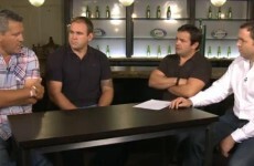 WATCH: Four men in a pub look forward to weekend showdowns