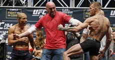 Did Aldo get under McGregor's skin at the UFC 194 weigh-ins?