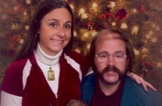 This couple sends out hilariously awkward Christmas cards every year