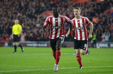 Southampton went 1-0 up against Liverpool after just 40 seconds