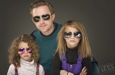 This man is embracing being a single dad by taking the coolest family photos ever