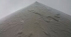 WATCH: Torrential Dublin rain turns the Spire into a hypnotic waterfall