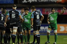Connacht's winning run ends at eight as Cardiff limit Westerners in second half