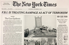 The New York Times uses front page to call for gun control
