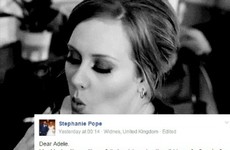 An Irish woman's brutally honest break up story has gone viral on Adele's Facebook page