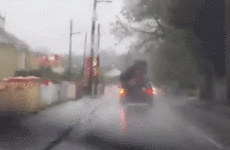 Somebody in Clare was spotted moving a couch in the middle of Storm Desmond