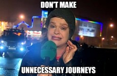 Teresa Mannion's windswept news report went down a storm this evening