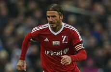 I enjoy watching rugby more than football - Beckham