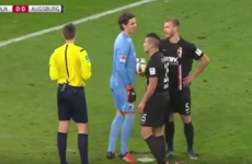 Bundesliga goalkeeper successfully sabotages penalty kick with sneaky antics