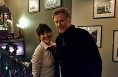 Will Ferrell had a quiet pint of Guinness in Dublin last night