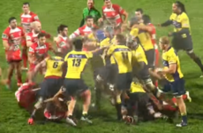 This epic French rugby punch-up rumbled 20 metres upfield (and back again)