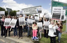 Protesters bid to save Loughlinstown emergency department