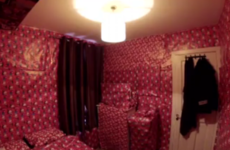 This Irish lad doesn't like Christmas, so his friends wrapped up his room
